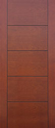 prefinished mahogany interior door