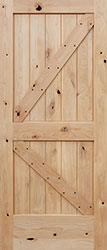 unfinished alder interior door
